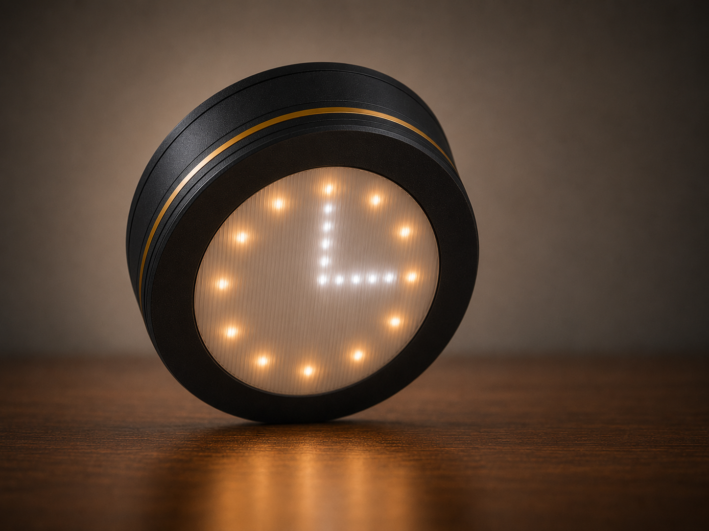 Adaptive Lamp Module concept with clock-like LEDs